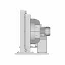Oil Cooler With Ac Motor 1 | CAD Model for Energy Systems_0_90_degree_snapshot
