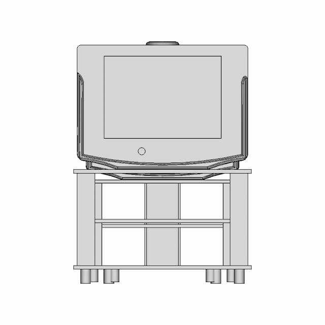 Tv And Shelf Interior 1 | Industrial CAD Design