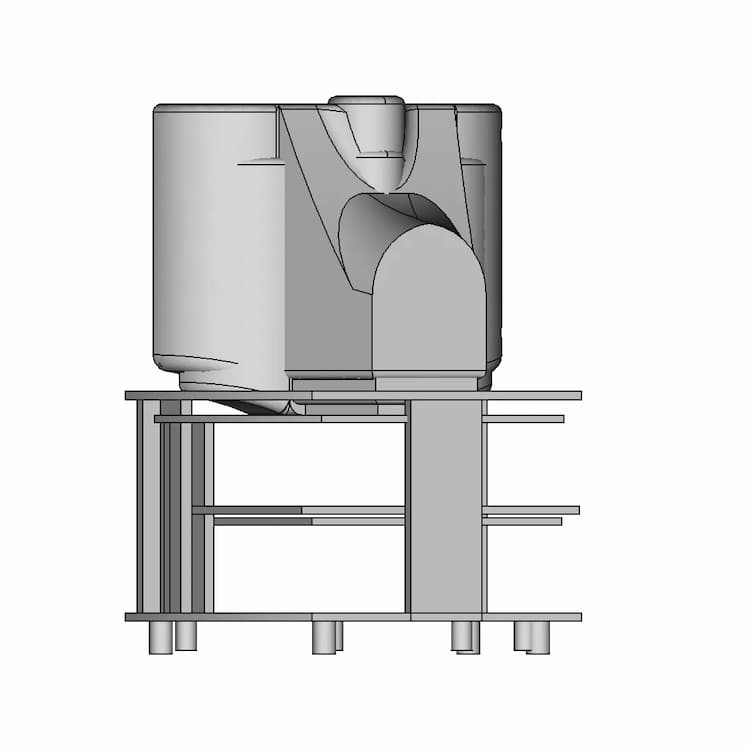 Tv And Shelf Interior 1 | Industrial CAD Design