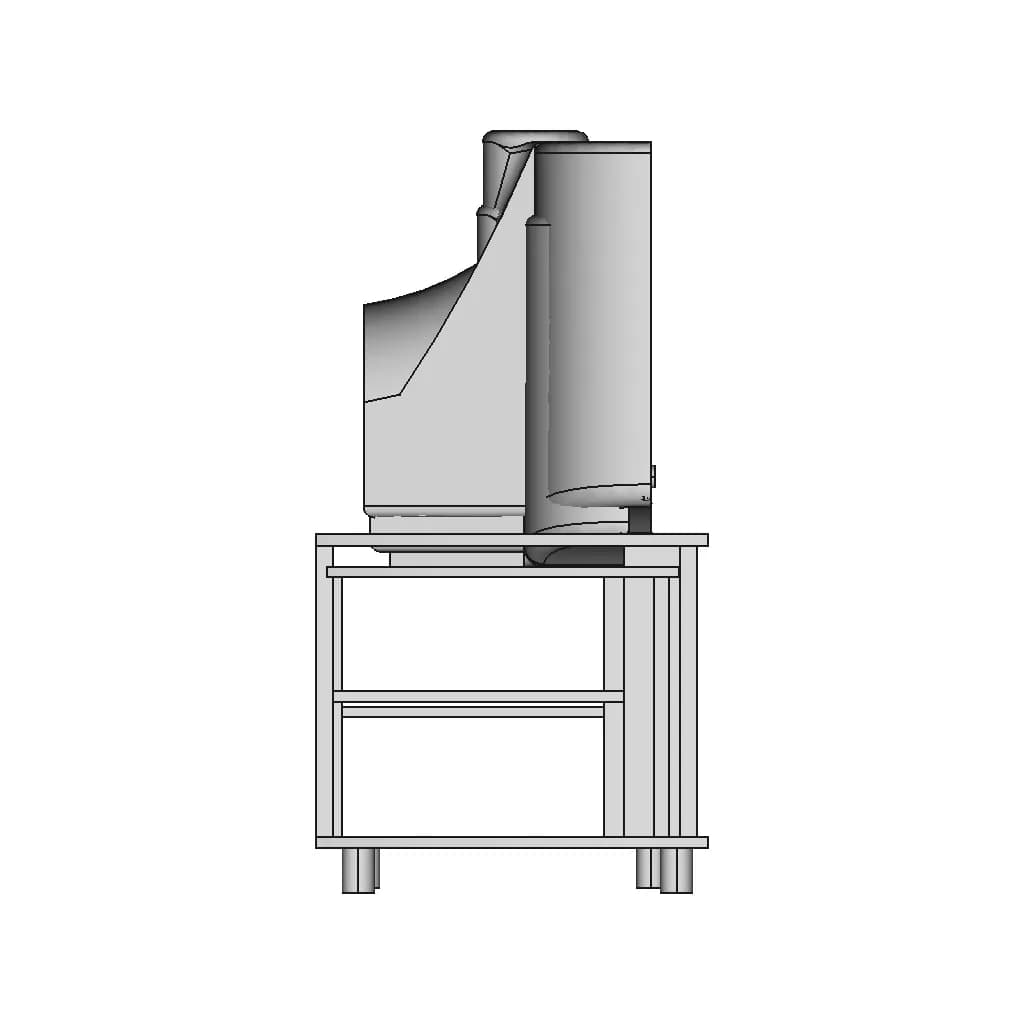 Tv And Shelf Interior 1 | Industrial CAD Design_0_270_degree_snapshot