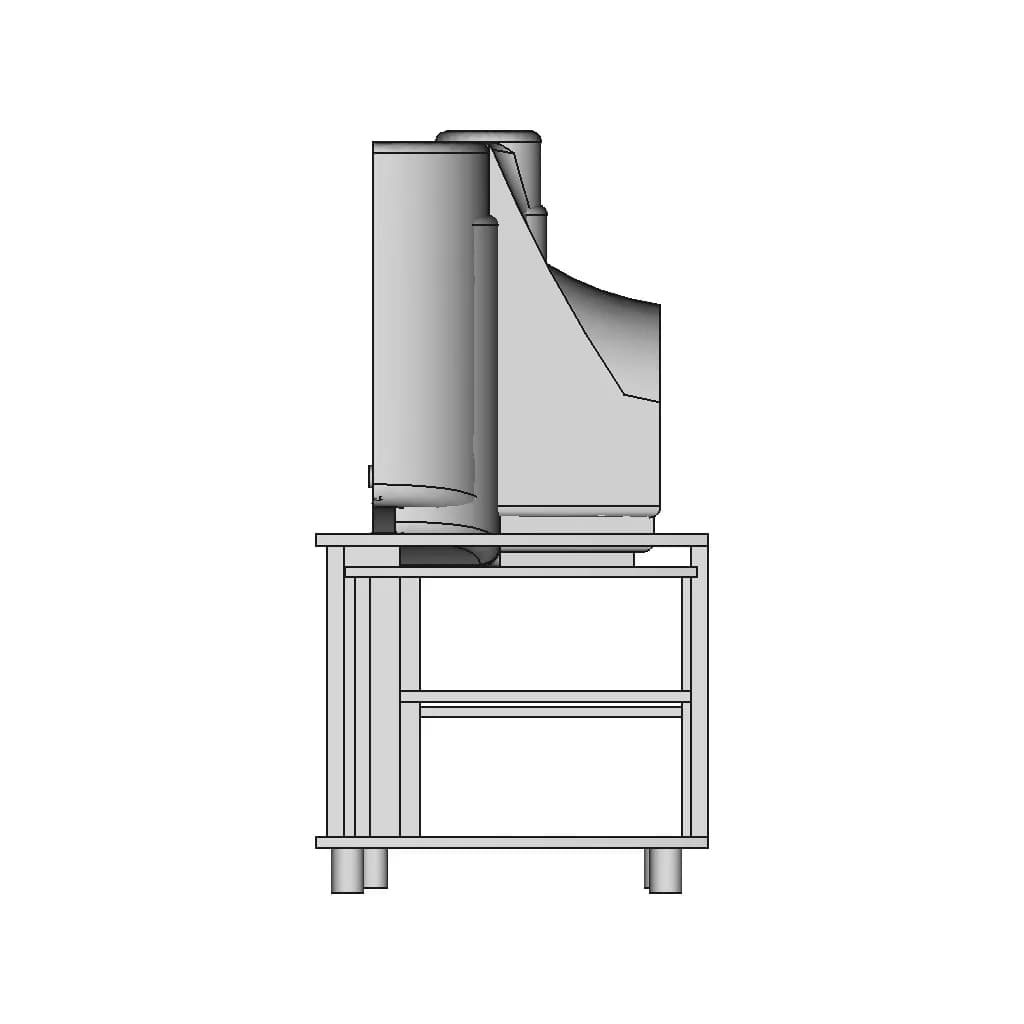 Tv And Shelf Interior 1 | Industrial CAD Design_0_90_degree_snapshot