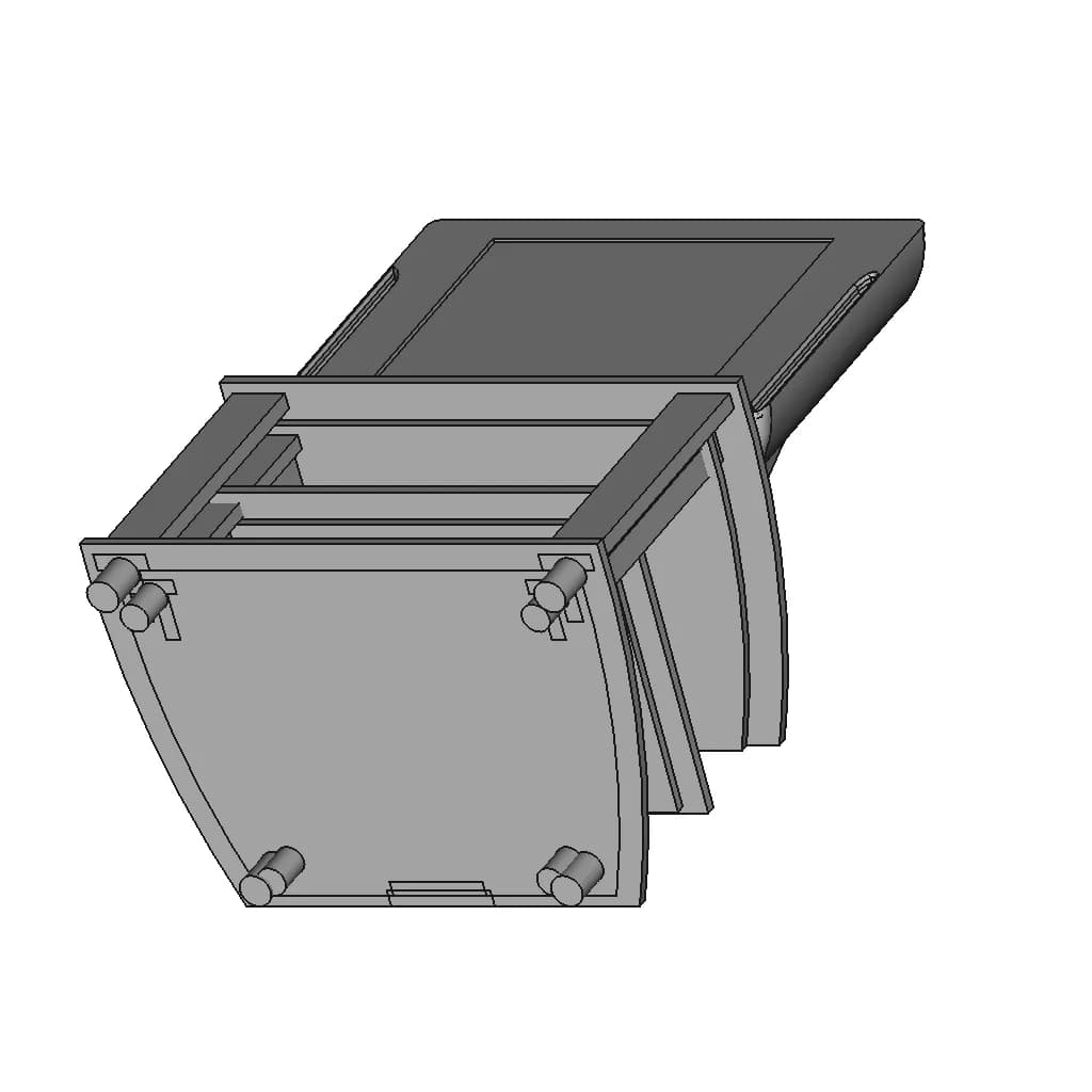 Tv And Shelf Interior 1 | Industrial CAD Design_60_30_degree_snapshot