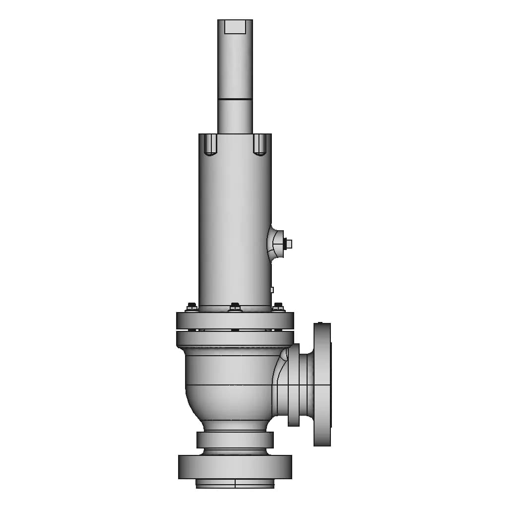 Pressure Relief Valve 7 | Industrial CAD Design_0_0_degree_snapshot
