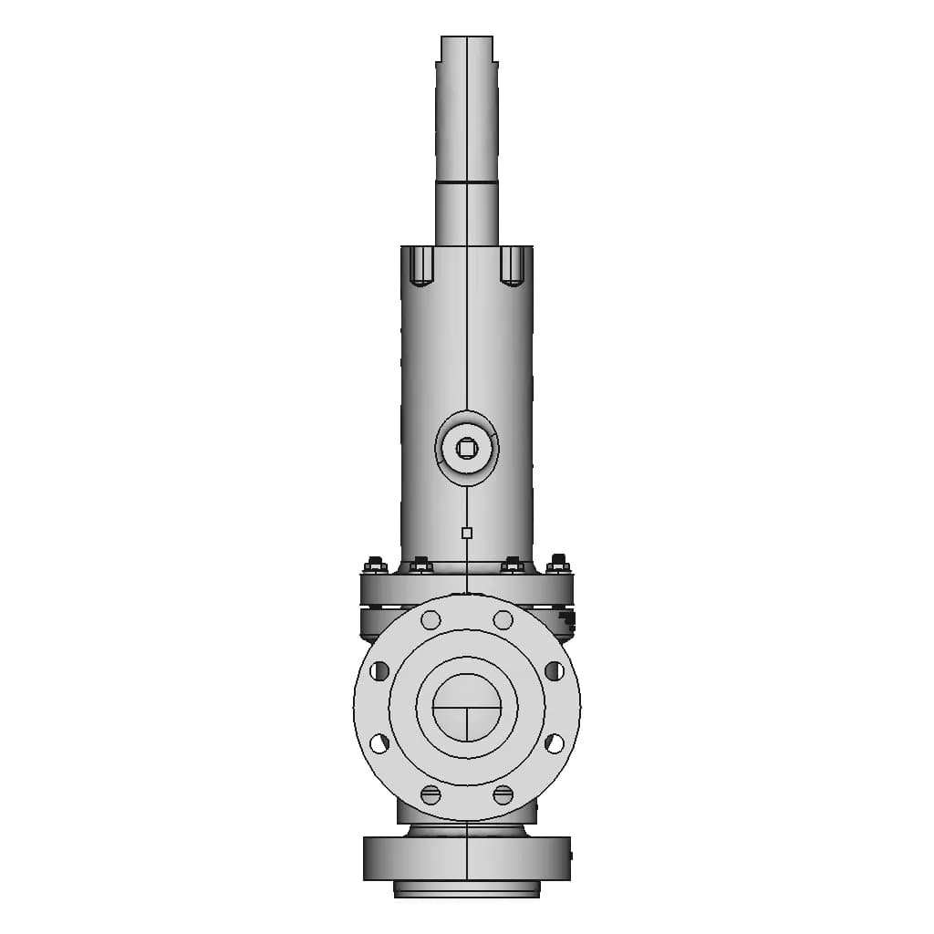Pressure Relief Valve 7 | Industrial CAD Design_0_90_degree_snapshot