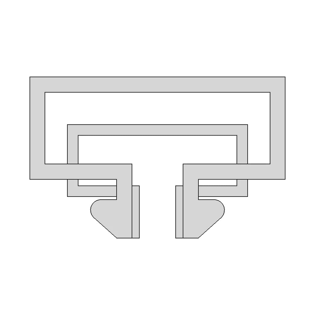 Cable Clamp For Item Norm Profiles 1 | Industrial CAD Design_0_0_degree_snapshot