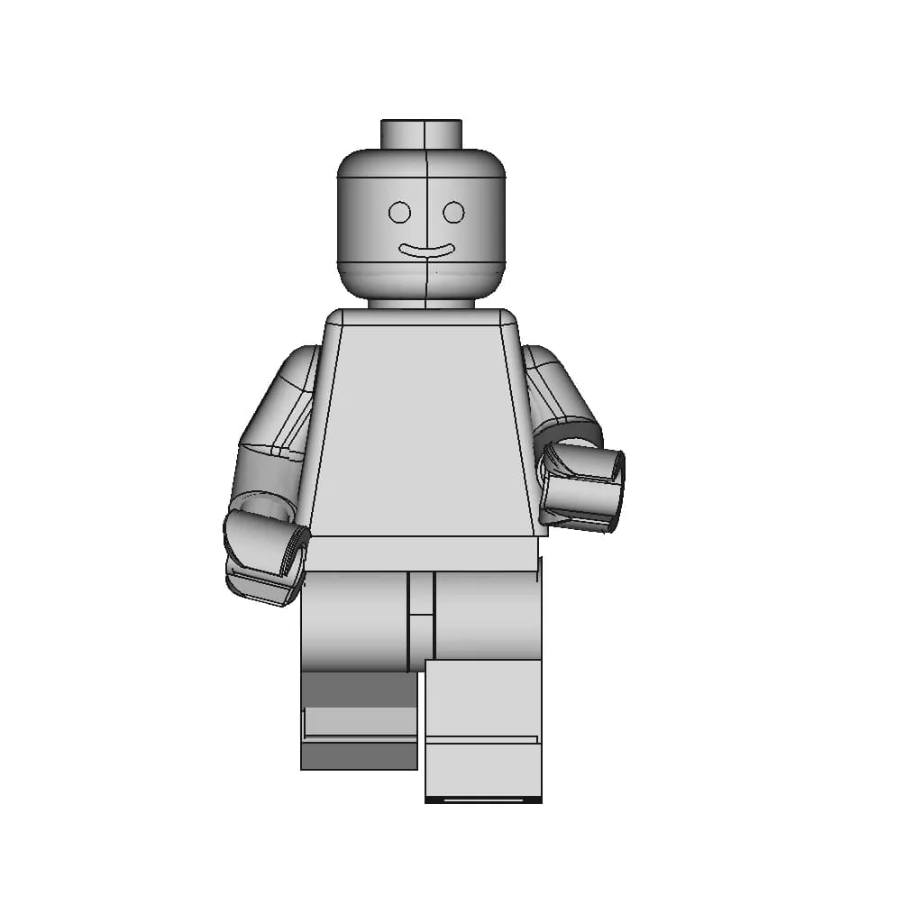 Lego Minifigures 2 | Industrial CAD Design_0_0_degree_snapshot