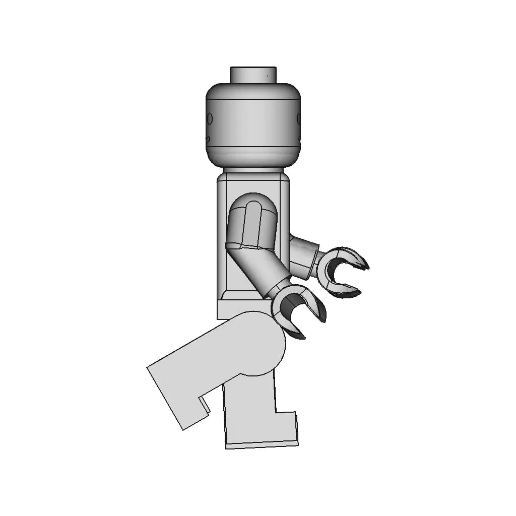 Lego Minifigures 2 | Industrial CAD Design_0_270_degree_snapshot