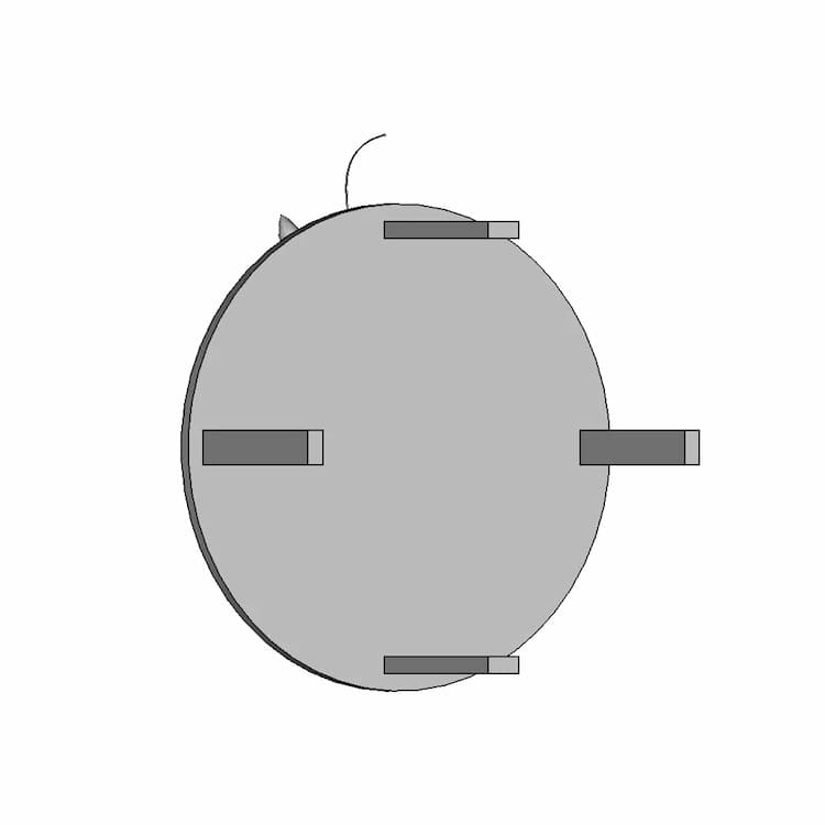 Table Lamp Rocket Lamp 1 | Industrial CAD Design