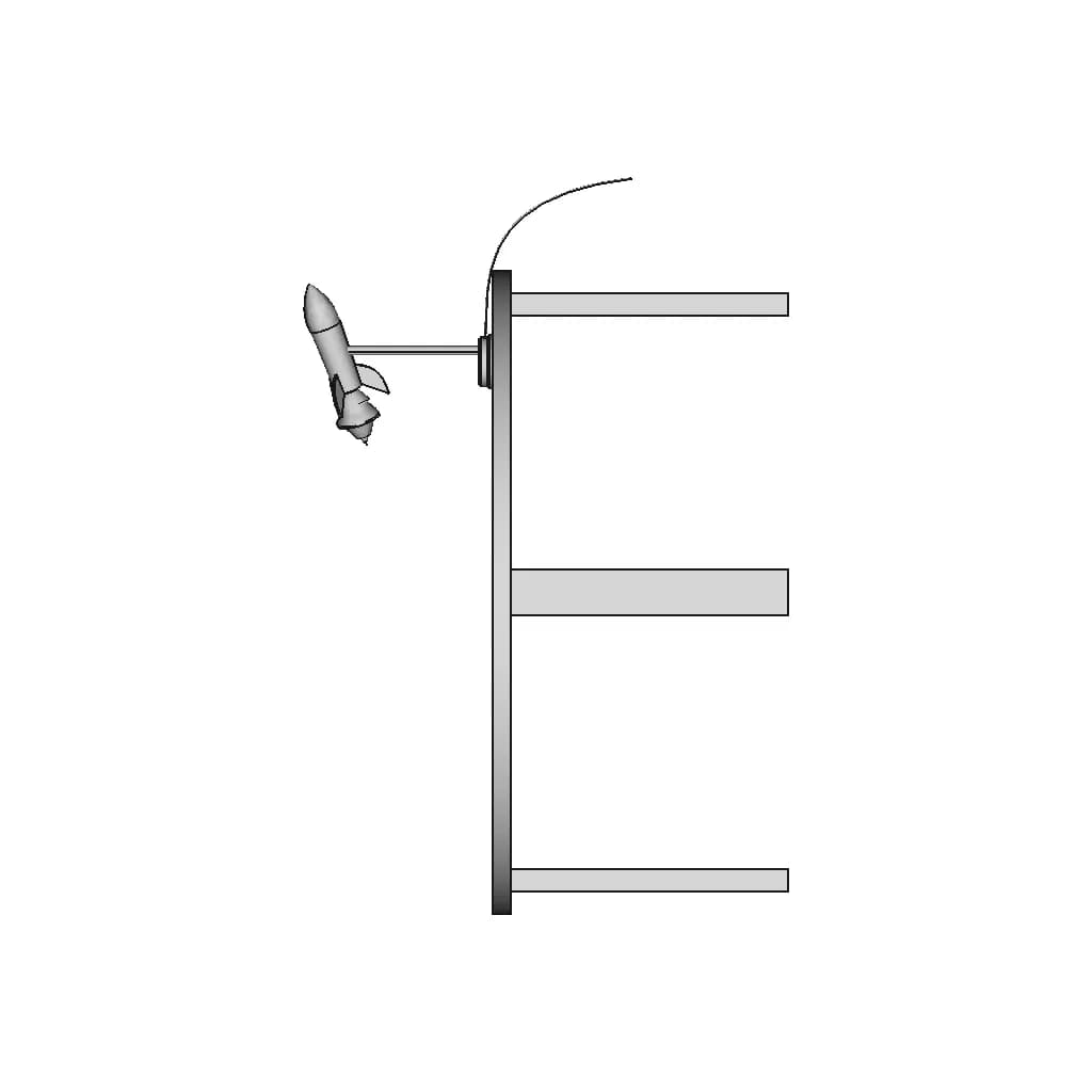 Table Lamp Rocket Lamp 1 | Industrial CAD Design_0_90_degree_snapshot