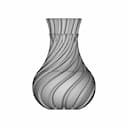 3D Printed Vase 4 | Industrial CAD Design_0_0_degree_snapshot
