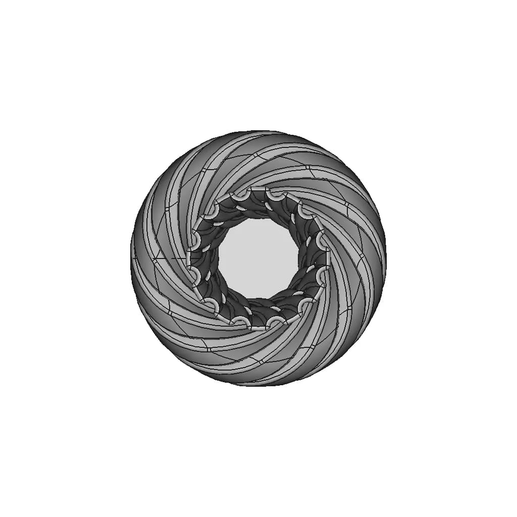 3D Printed Vase 4 | Industrial CAD Design_270_0_degree_snapshot