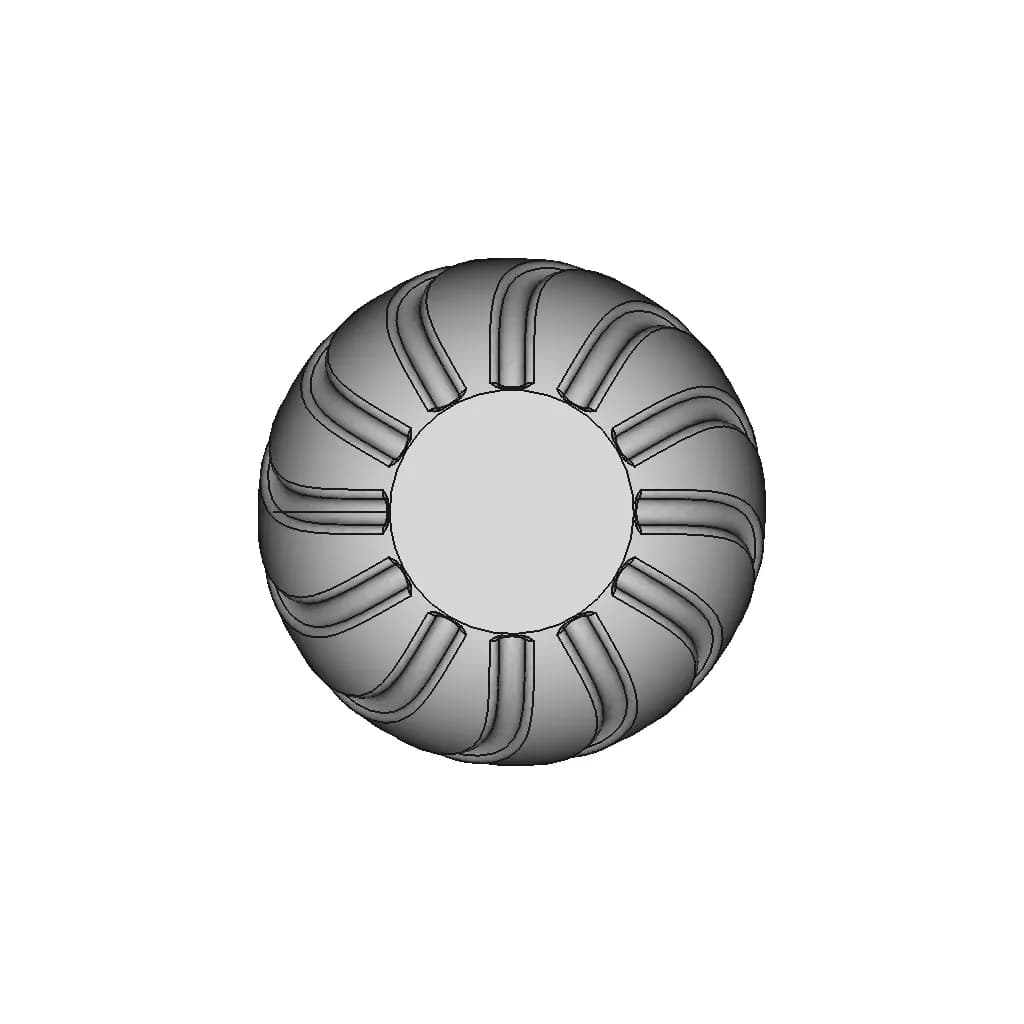 3D Printed Vase 4 | Industrial CAD Design_90_0_degree_snapshot