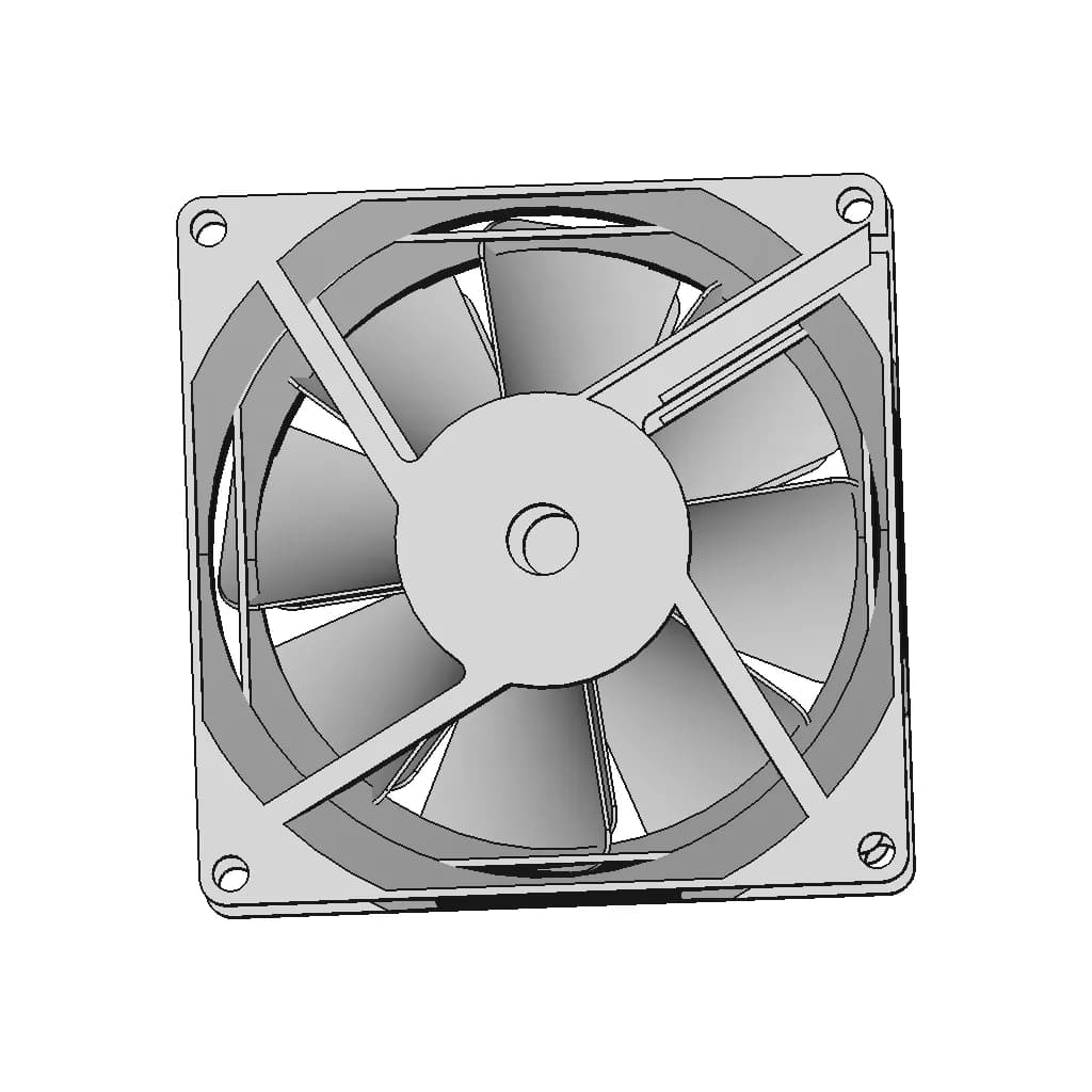Cooling Fan 50 | Industrial CAD Design_0_270_degree_snapshot