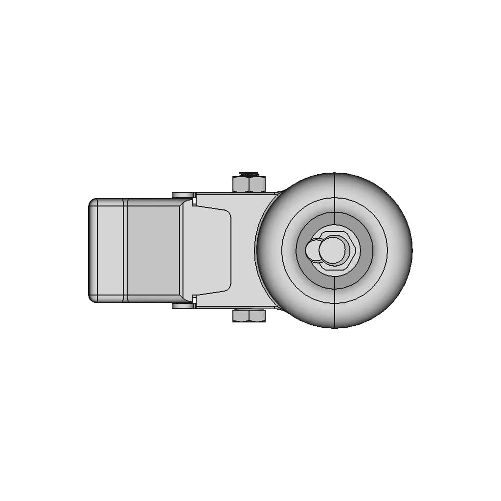 Castor Hod 3 Inch Stsb M 1 2 | Industrial CAD Design_270_0_degree_snapshot