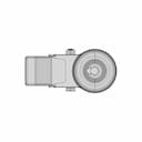 Castor Hod 3 Inch Stsb M 1 2 | Industrial CAD Design_270_0_degree_snapshot