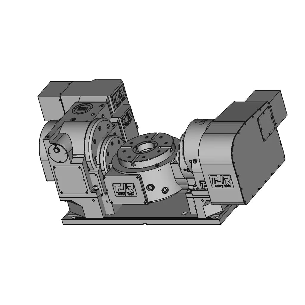 Tjr 5 Th Axis Rotary Table Fhr 255Cl | Industrial CAD Design_60_30_degree_snapshot