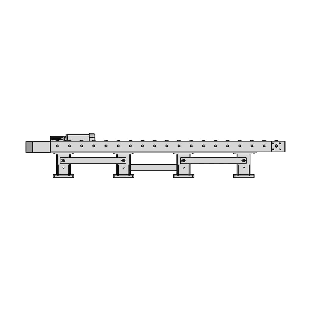 Roller Conveyor 108 | Industrial CAD Design_0_90_degree_snapshot