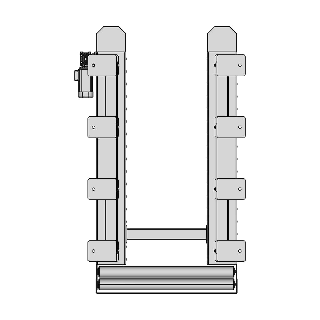 Roller Conveyor 108 | Industrial CAD Design_90_0_degree_snapshot