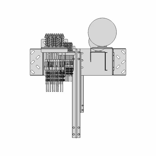 Raya Ve Duvara Baglantili Mrl Asansor Karsi Fixpunt | Industrial CAD Design