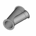 Pipe O400 With Branch O280 27 1 | Industrial CAD Design_60_30_degree_snapshot