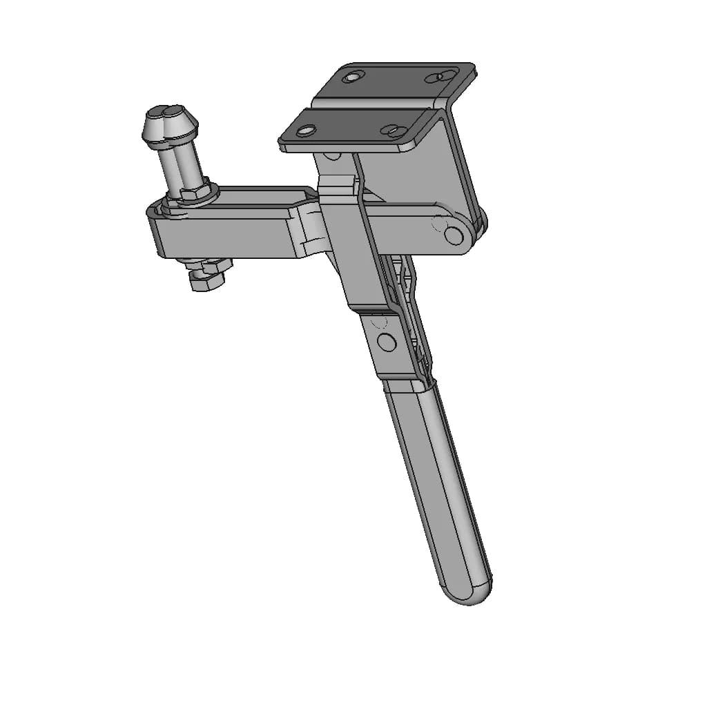 Vertical Toggle Clamp 5 | Industrial CAD Design_60_30_degree_snapshot