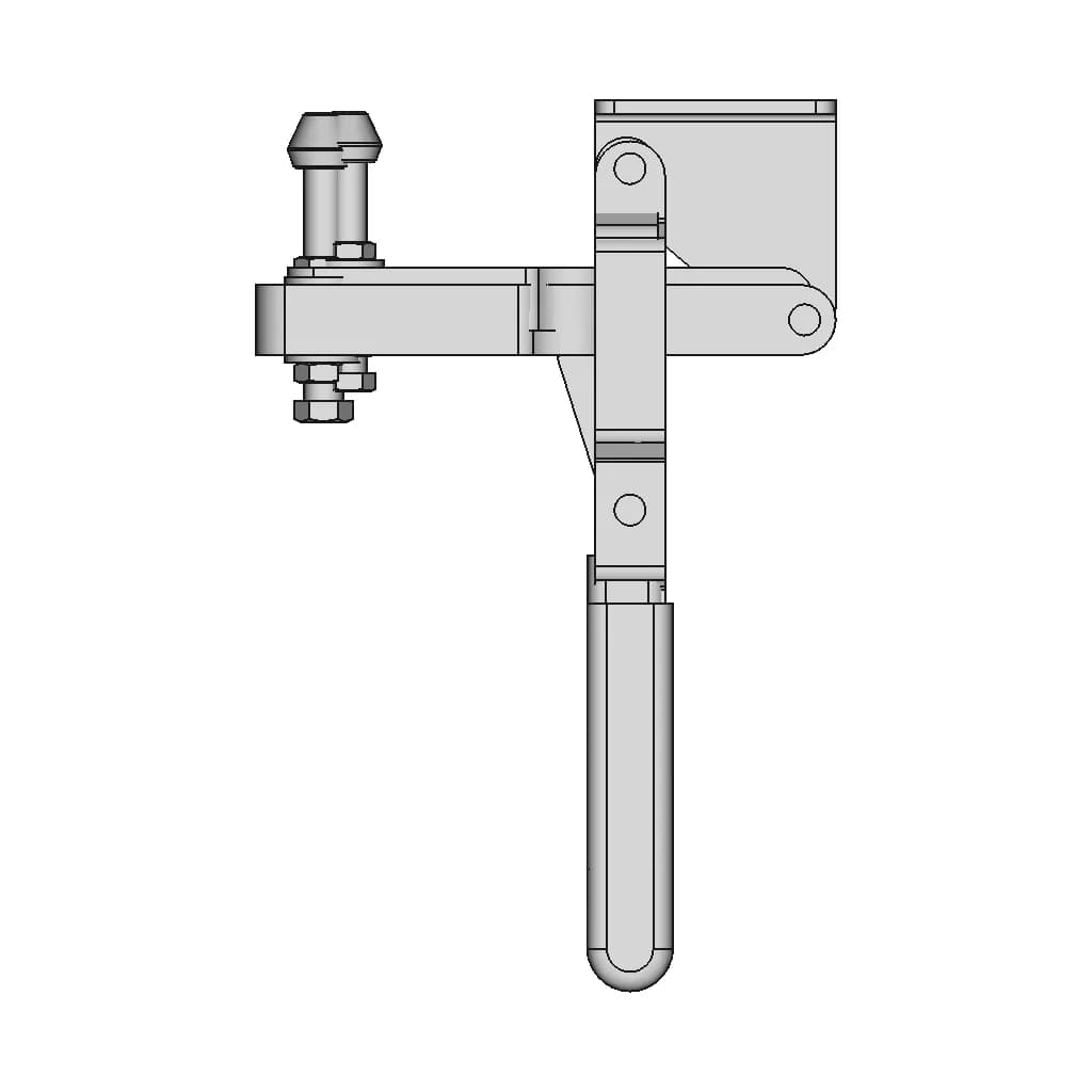 Vertical Toggle Clamp 5 | Industrial CAD Design_90_0_degree_snapshot