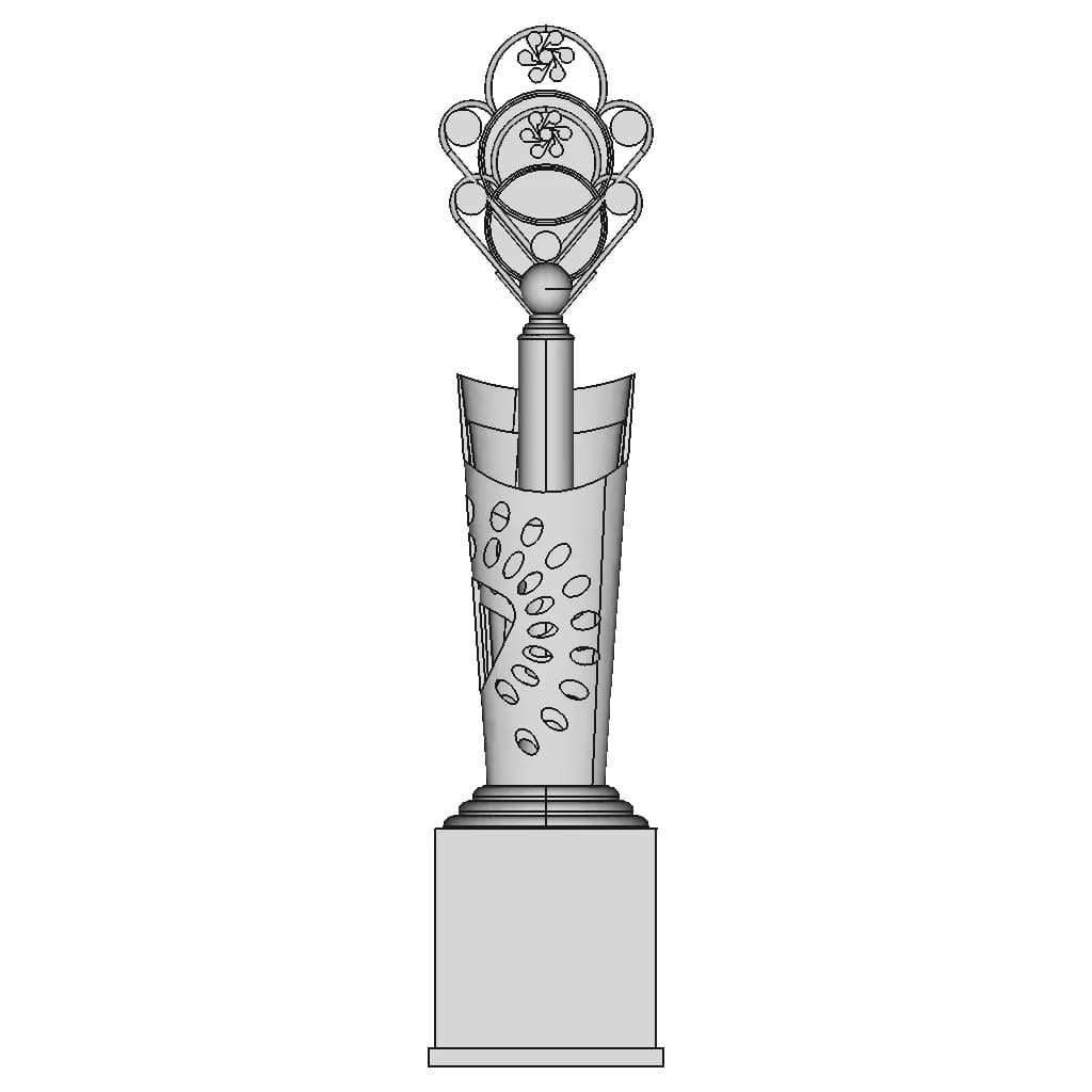 Achievement Shield 1 | Industrial CAD Design_0_90_degree_snapshot