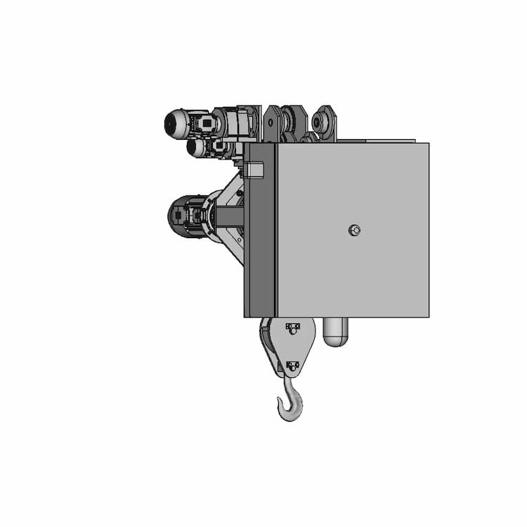 Talha Eletrica Electric Hoist 2T 1 | Industrial CAD Design