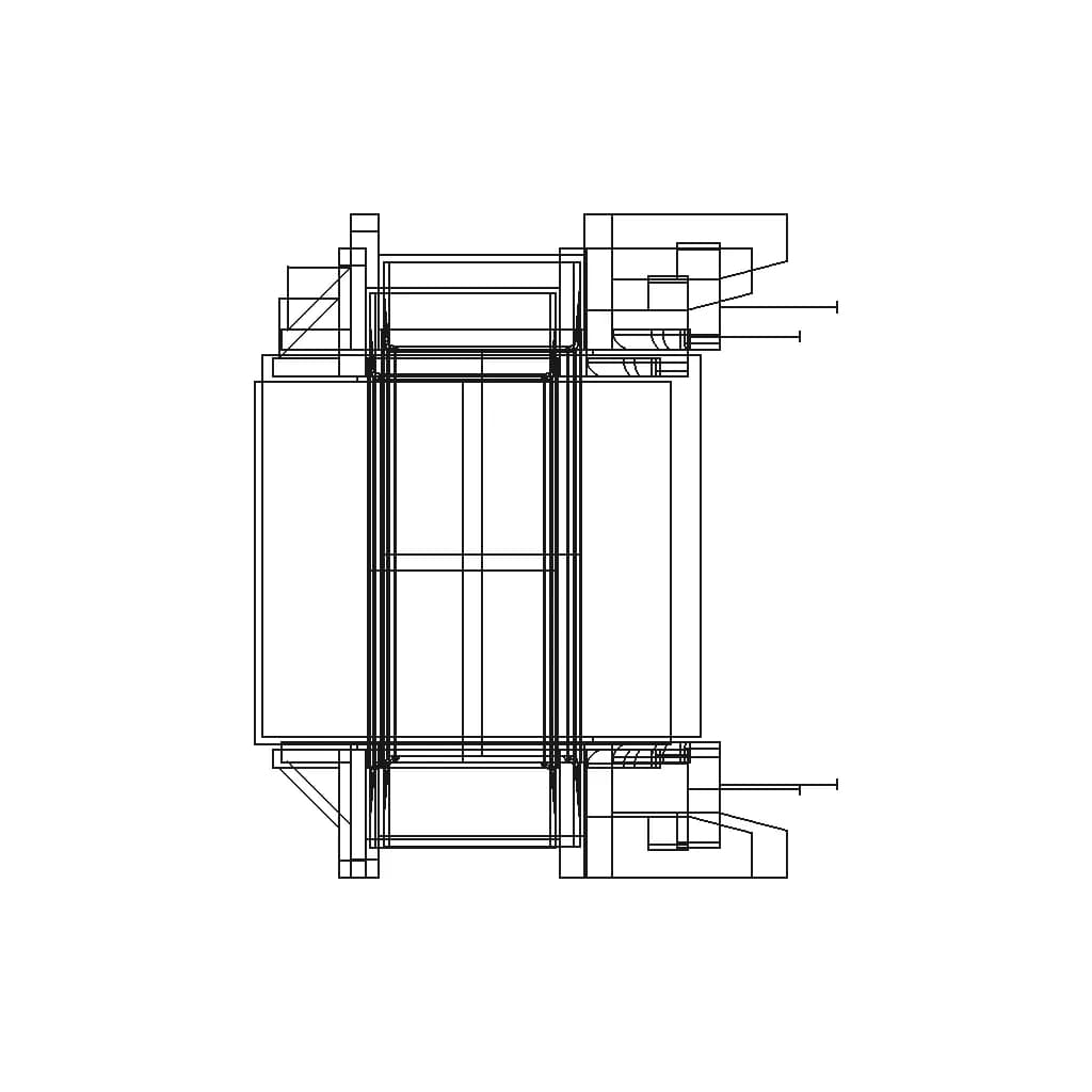 Etd49 Horizontal Transformer 1 | CAD Model for Energy Systems_0_270_degree_snapshot