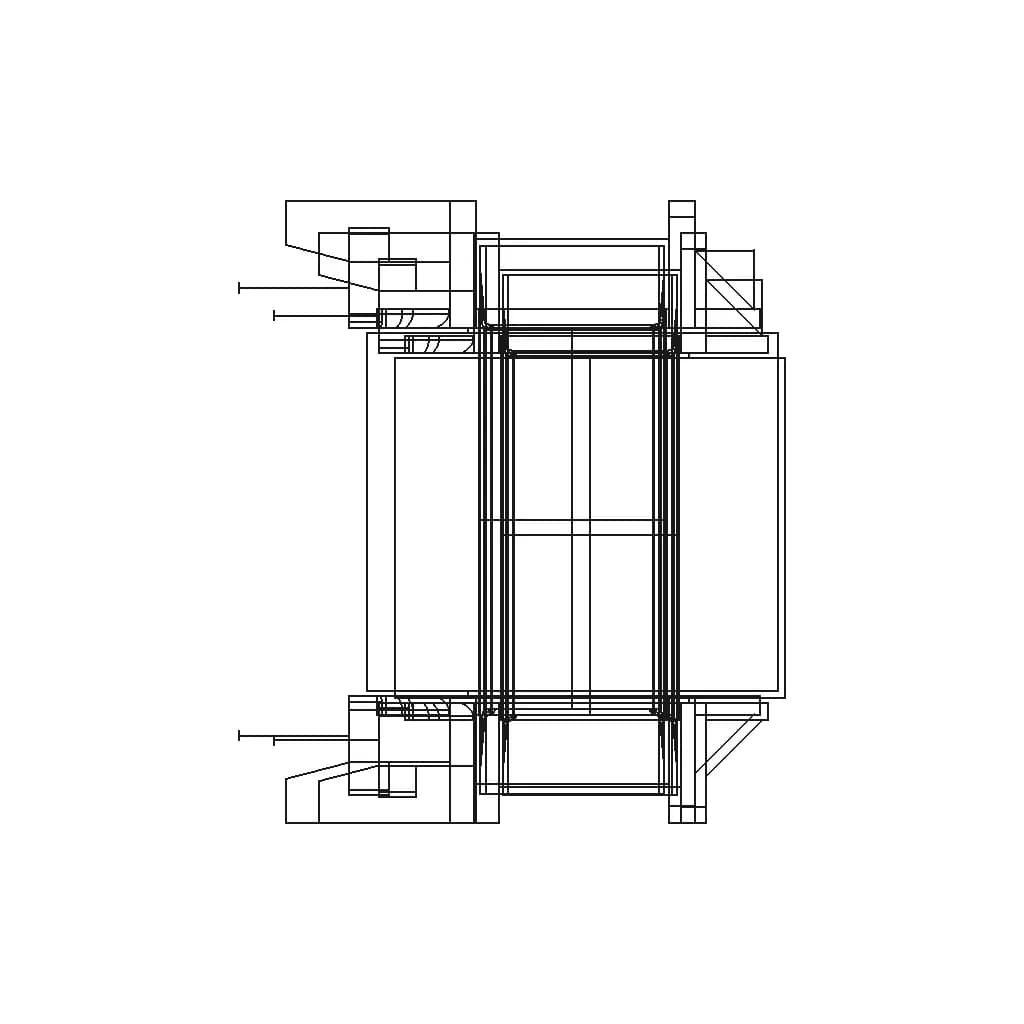 Etd49 Horizontal Transformer 1 | CAD Model for Energy Systems_0_90_degree_snapshot