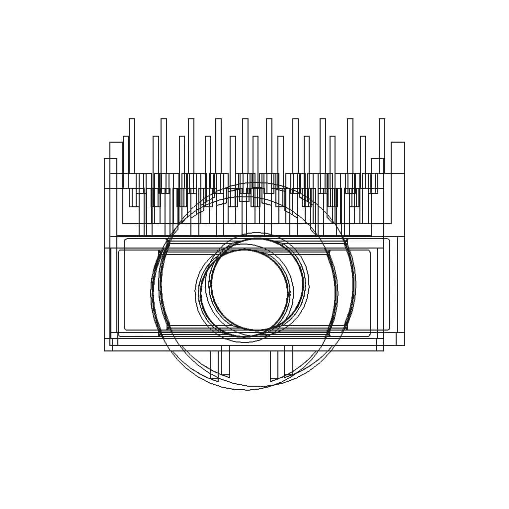 Etd49 Horizontal Transformer 1 | CAD Model for Energy Systems_90_0_degree_snapshot