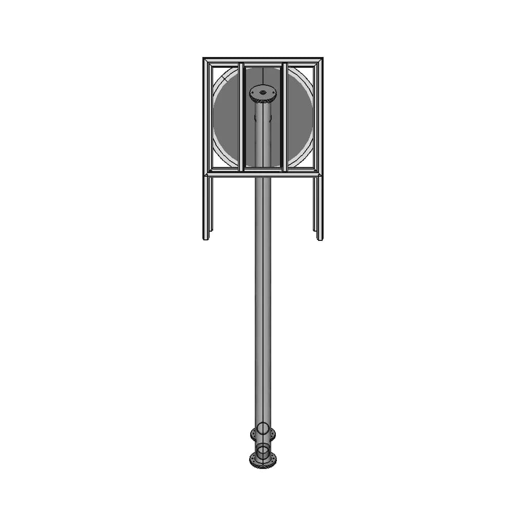 Powder Auger Feeder 1 | CAD Model for Energy Systems_0_0_degree_snapshot