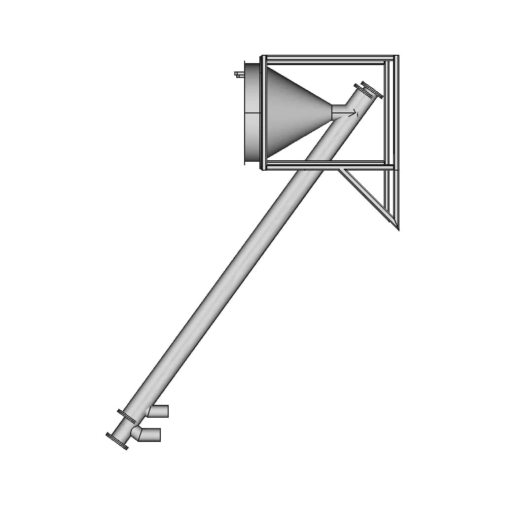 Powder Auger Feeder 1 | CAD Model for Energy Systems_0_270_degree_snapshot