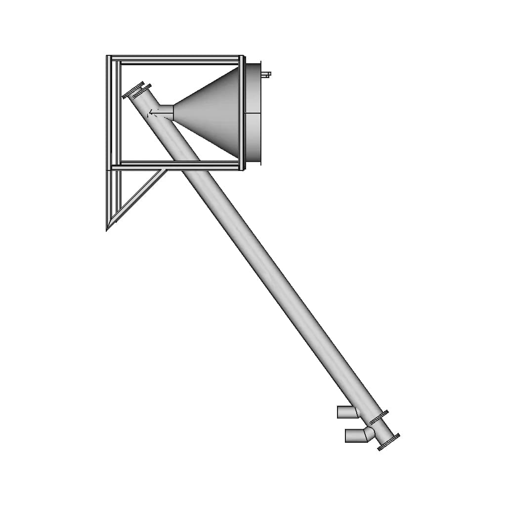 Powder Auger Feeder 1 | CAD Model for Energy Systems_0_90_degree_snapshot