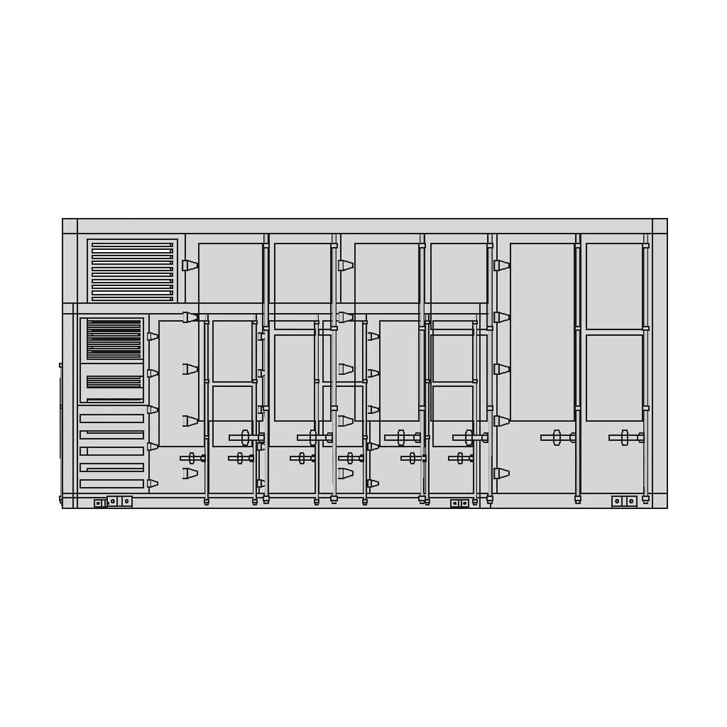 Huawei Luna2000 2 0Mwh Bess 1 | CAD Model for Energy Systems_90_0_degree_snapshot