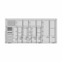Huawei Luna2000 2 0Mwh Bess 1 | CAD Model for Energy Systems_90_0_degree_snapshot