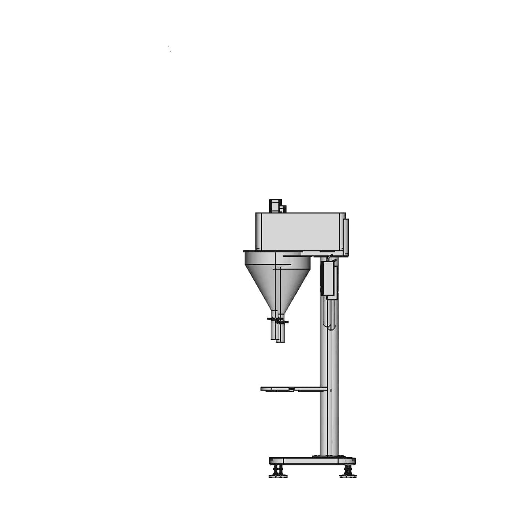 Semi Automatic Powder Filling Machine 1 | CAD Model for Energy Systems_0_90_degree_snapshot