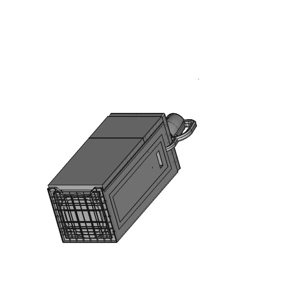 Tea Bar Cabinet 1 | Industrial CAD Design_60_30_degree_snapshot