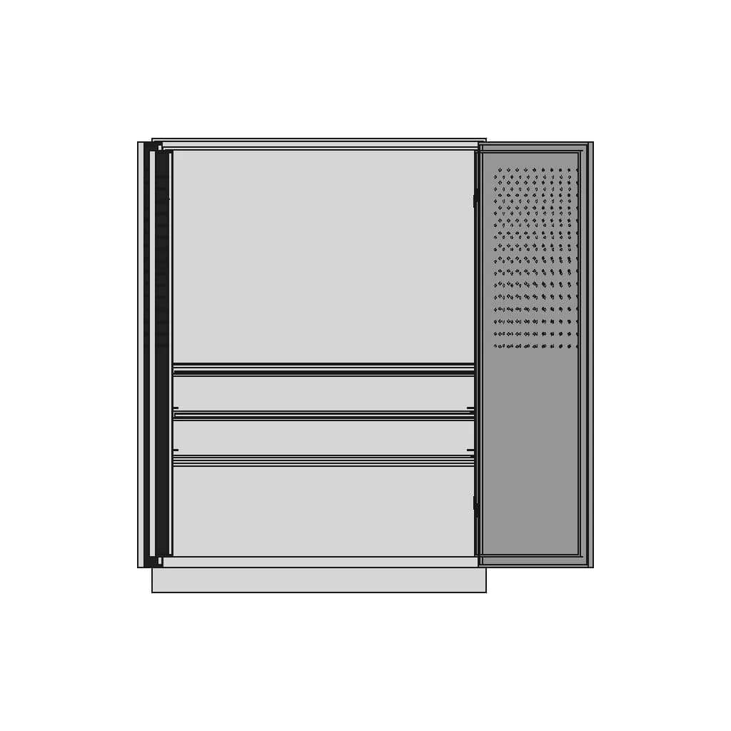 Workshop Tool Locker Cabinet 1 | Industrial CAD Design_0_0_degree_snapshot