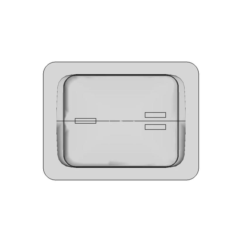 Rocker Switch Kcd4 203 1 | CAD Model for Energy Systems