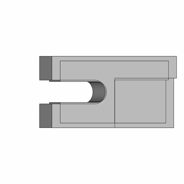 Custom Mechanical Bracket With Integrated Clamp And Mounting | Industrial CAD Design