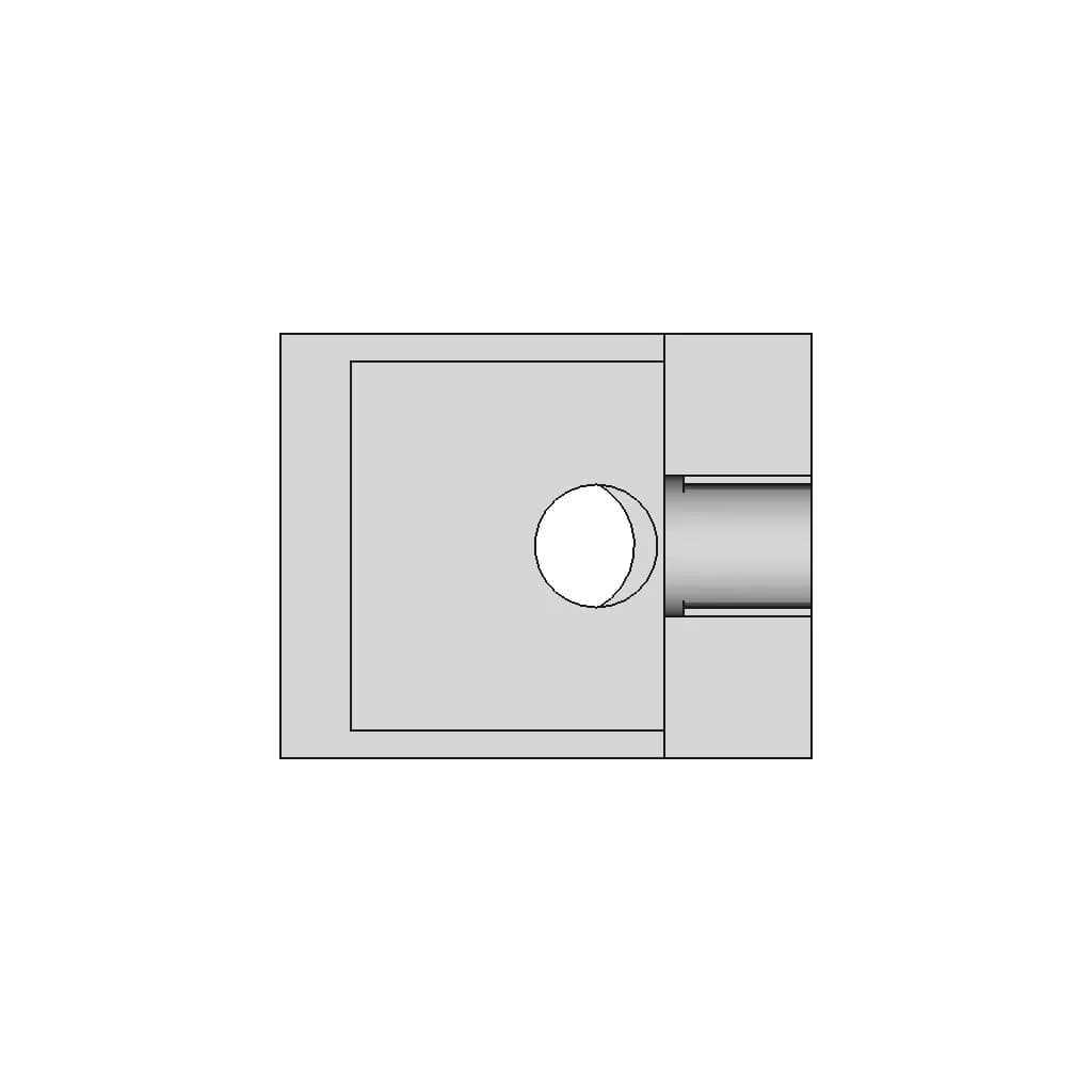 Custom Mechanical Bracket With Integrated Clamp And Mounting | Industrial CAD Design_0_90_degree_snapshot