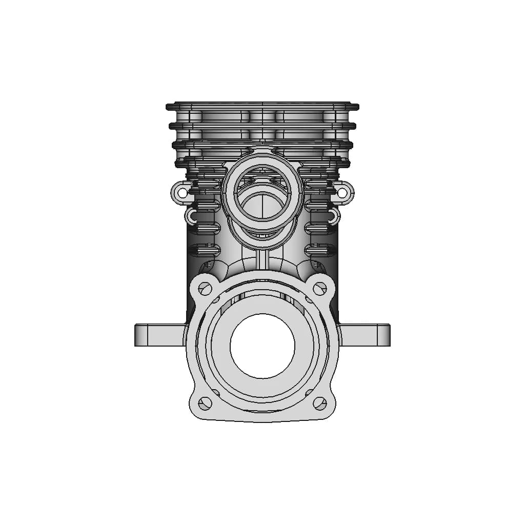 Pump Body 11 | Industrial CAD Design_0_0_degree_snapshot
