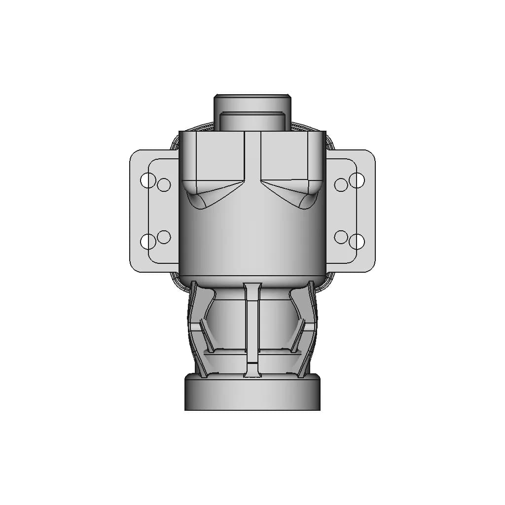 Pump Body 11 | Industrial CAD Design_90_0_degree_snapshot