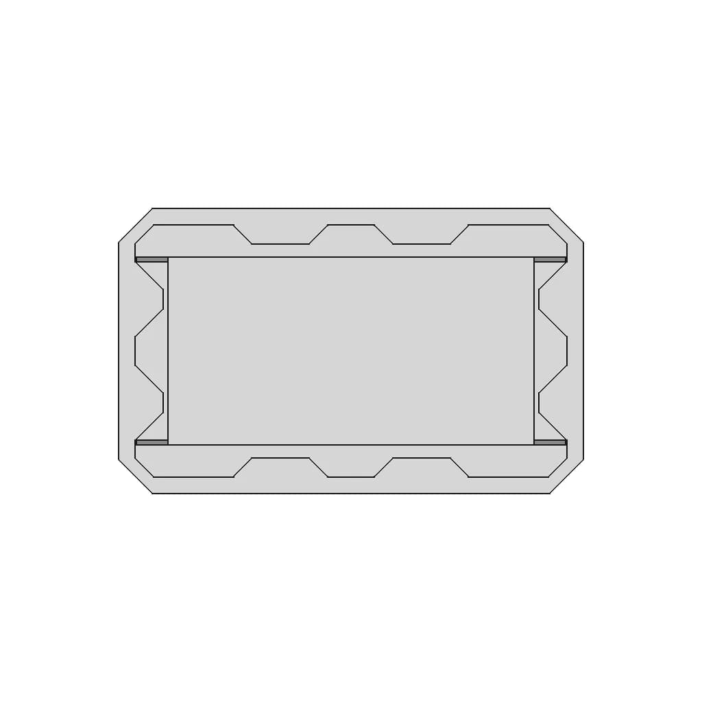Pozzetto Fibra Ottica Telecomunicazione 40 X 76 1 | CAD Model for Energy Systems_0_0_degree_snapshot