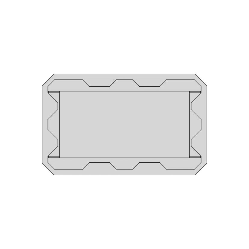 Pozzetto Fibra Ottica Telecomunicazione 40 X 76 1 | CAD Model for Energy Systems