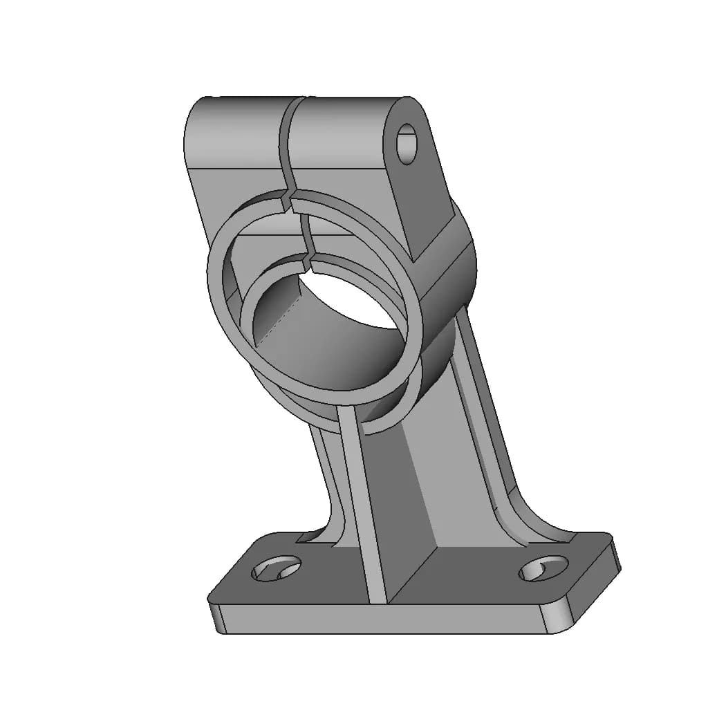 Pipe Holder 20 | Industrial CAD Design_60_30_degree_snapshot