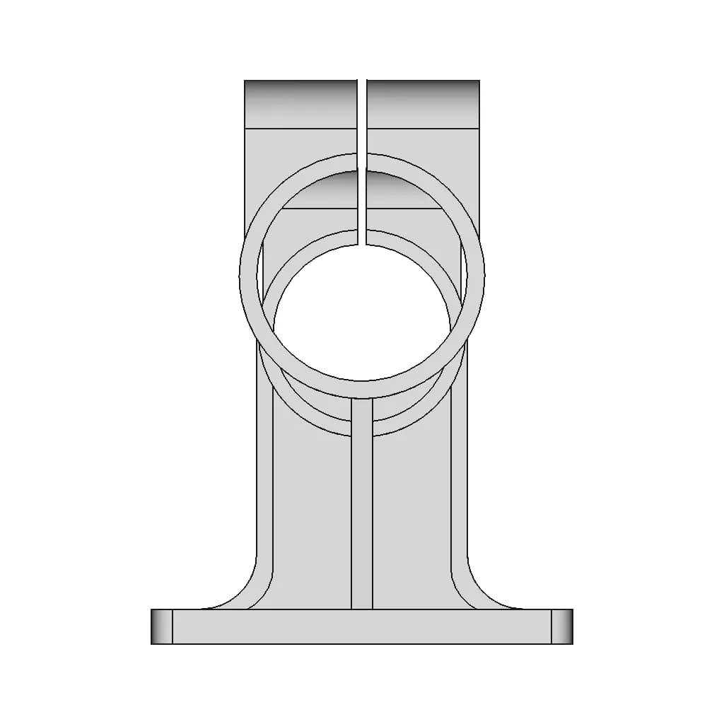 Pipe Holder 20 | Industrial CAD Design_90_0_degree_snapshot