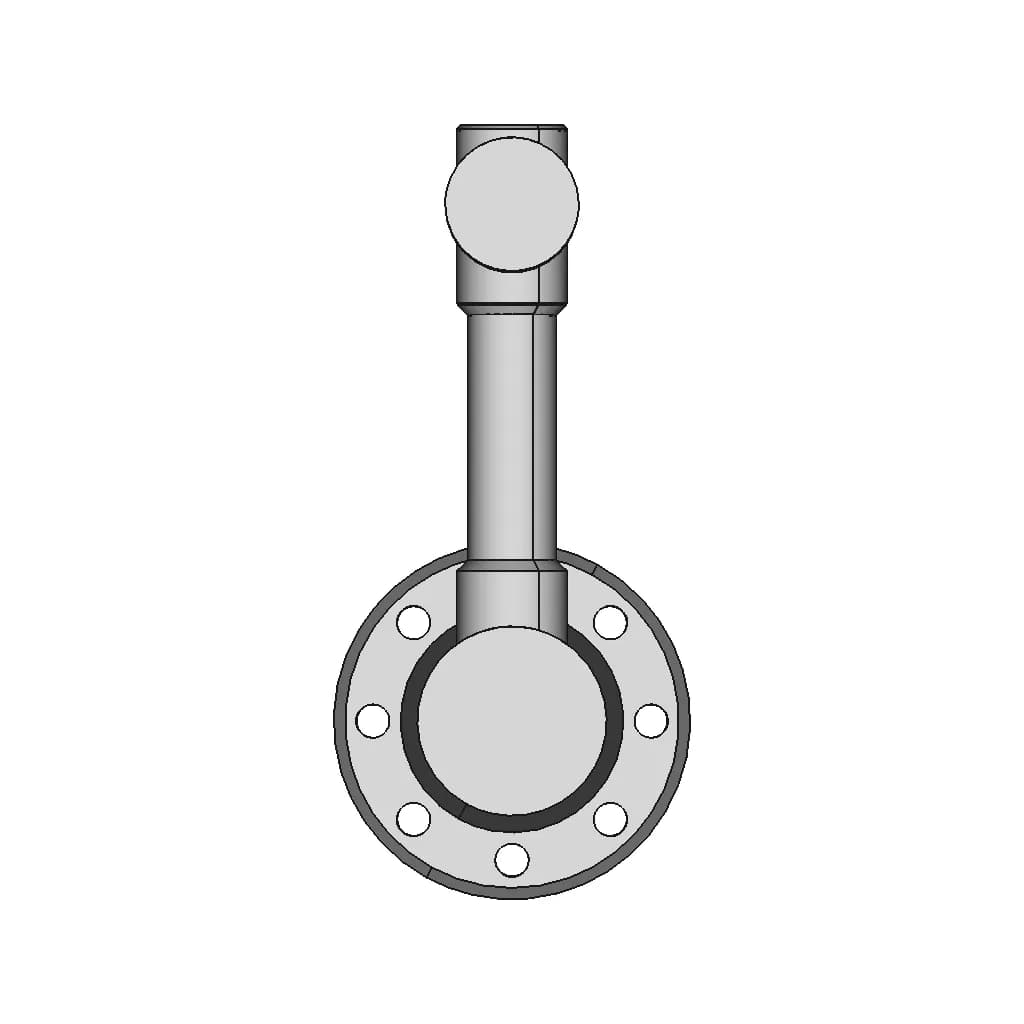 Piece Of Piping 1 | Industrial CAD Design_0_0_degree_snapshot