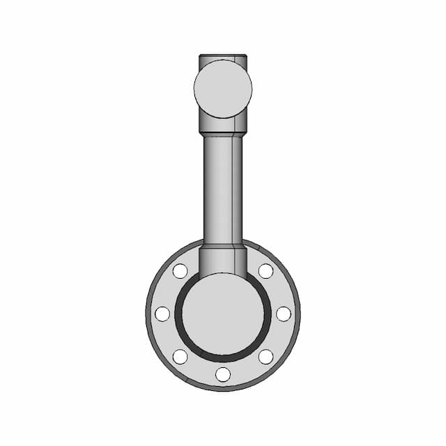 Piece Of Piping 1 | Industrial CAD Design